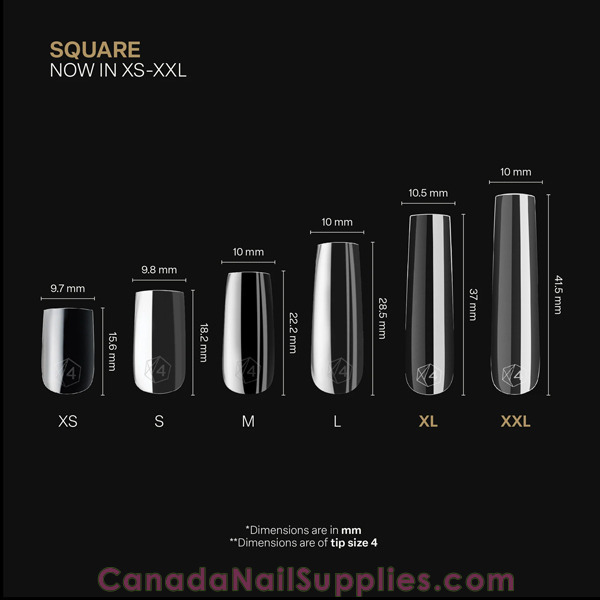 aprés GEL-X Apres Nail Gel-X Sculpted Short Long Box of Tips | 600 Gel-X