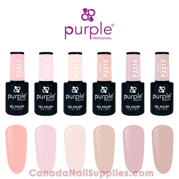 Purple Professional Mommy Collection 6 Piece Canada Nail Supplies